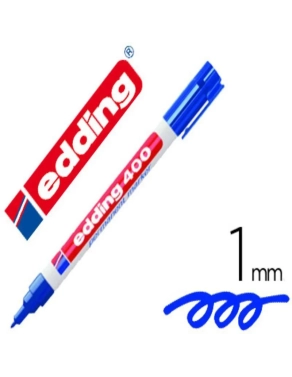 Marcador Edding 400 azul