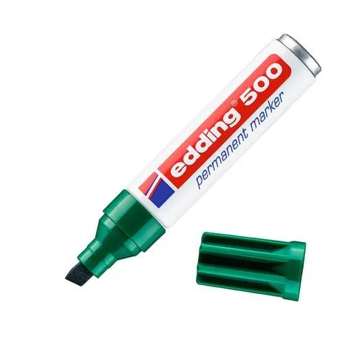 Marcador Edding 500 verde