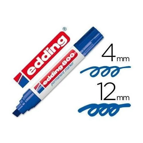 Marcador Edding 800 azul