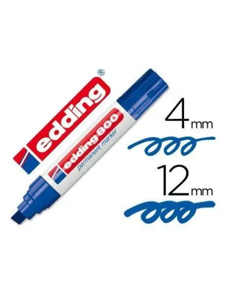 Marcador Edding 800 azul