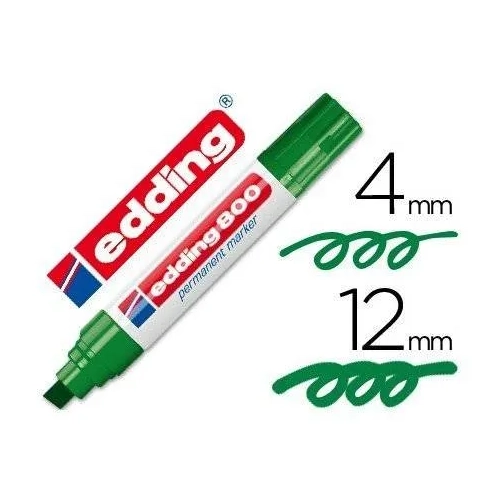 Marcador Edding 800 verde