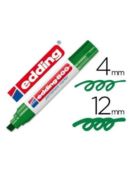 Marcador Edding 800 verde