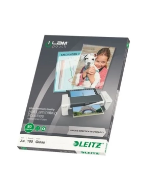 Caja carteras de plastificar A4 80 mc Leitz ILAM