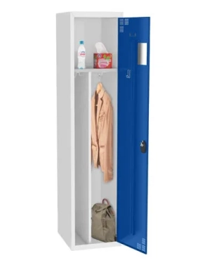 Taquilla metálica industria sucia modulo inicial gris azul