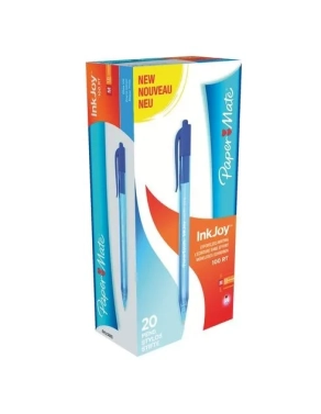 Boligrafo Paper Mate inkjoy 100 retractil azul