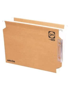 Carpeta colgante bicolor folio visor lateral lomo V