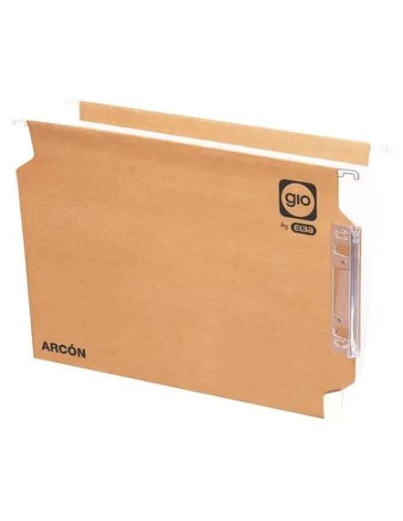 Carpeta colgante bicolor folio visor lateral lomo V