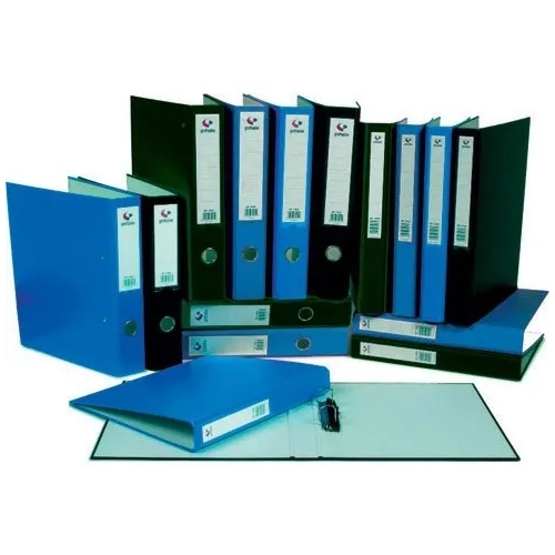 Carpeta 4 anillas azul 40mm Grafoplas