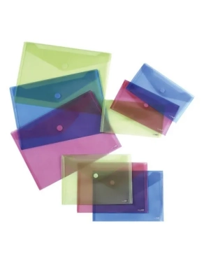 10 dossiers tipo sobre p.p. HFP A5 azul