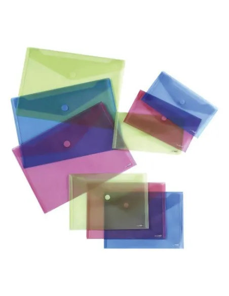 10 dossiers tipo sobre p.p. HFP A5 azul