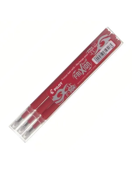 Blister  3 recargas Pilot frixion point rojo