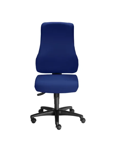 Silla  ruedas oficina dhark azul sincro