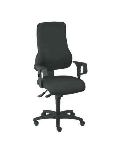 Silla  ruedas oficina dhark negra sincro