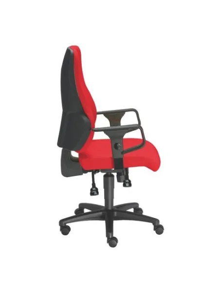 Silla ruedas oficina dhark rojo sincro