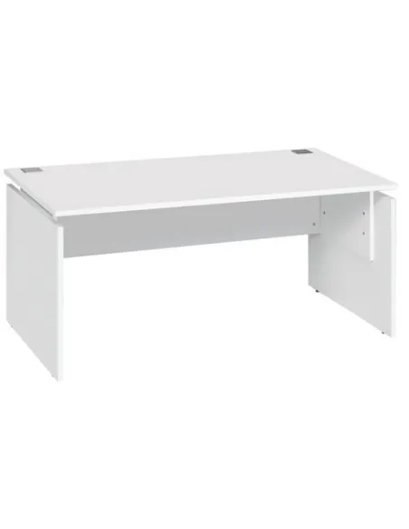 Mesa recta regulable Intuitiv 140 cm Blanco Blanco