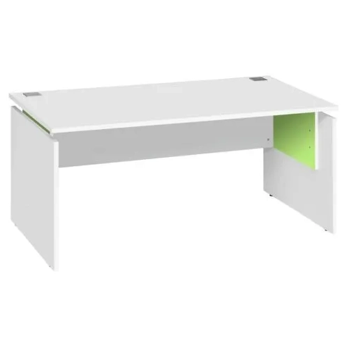 Mesa recta regulable Intuitiv 140 cm Blanco Verde