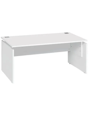Mesa recta regulable Intuitiv 160 cm Blanco Blanco