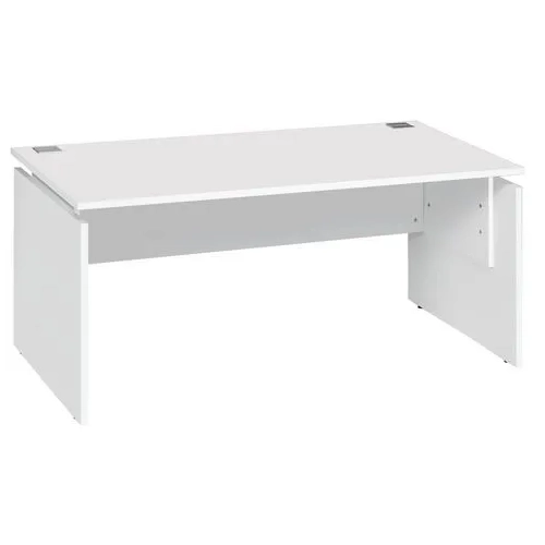 Mesa recta regulable Intuitiv 160 cm Blanco Blanco