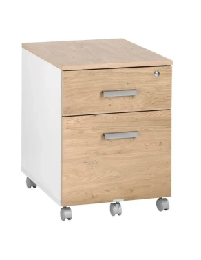 Cajonera Movil roble Intuitiv 2 cajones