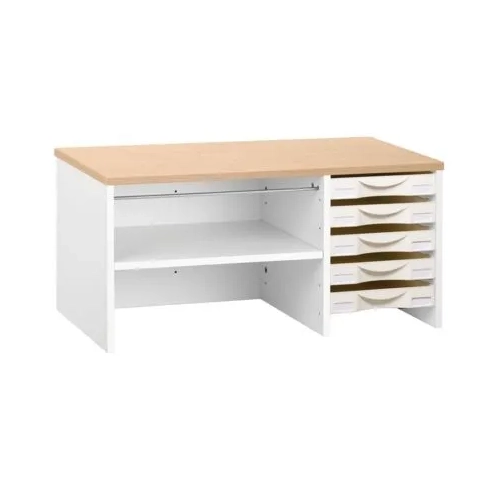 Modulo clasificacion  5 cajones roble PVC Intuitiv