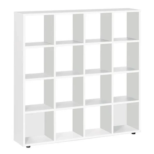 Biblioteca 16 casilleros intuitiv blanco 163x160x30