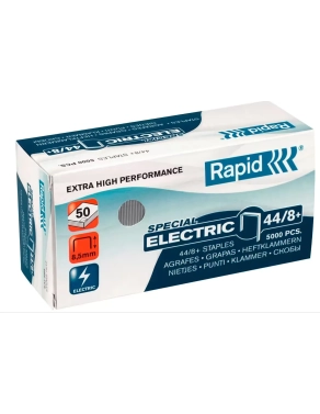 Grapas Rapid 44/8+  para grapadoras electricas caja de 5000