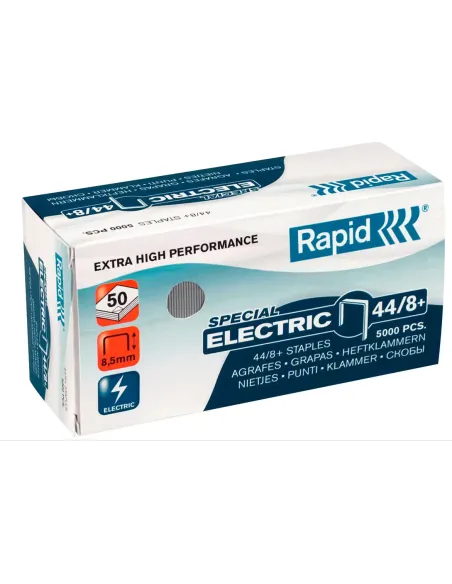 Grapas Rapid 44/8+  para grapadoras electricas caja de 5000