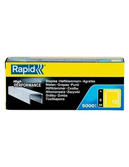 Grapas clavadora Rapid galvanizadas 13/8 caja de 5000
