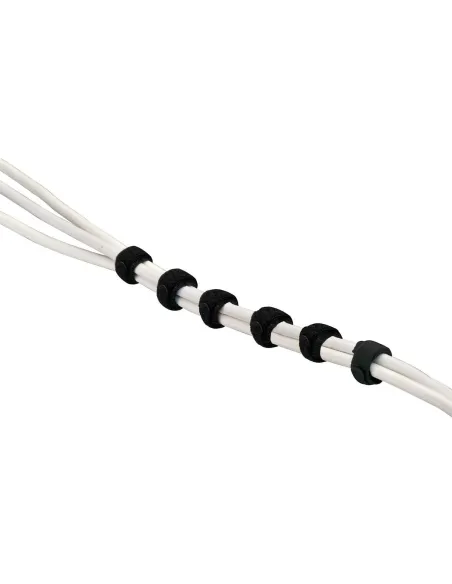 Blister 6 sujecciones "Brazalete" organizador negro