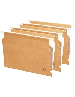 Carpeta colgante bicolor A4 visor lateral lomo 20 mm