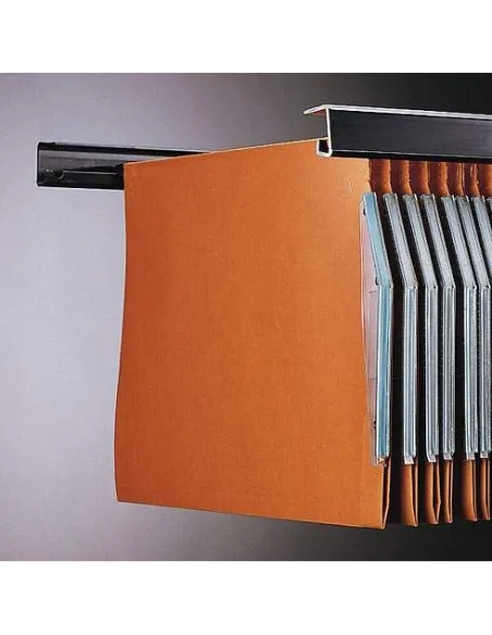 Guias de aluminio para carpetas colgantes visor lateral