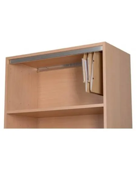 Guias aluminio 94cm para carpetas colgantes de armario