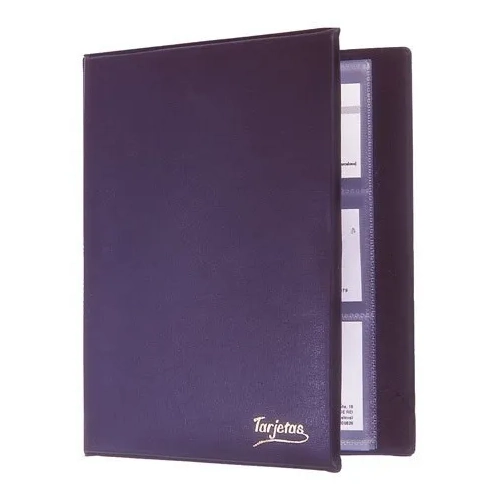 10 fundas tarjetero pvc