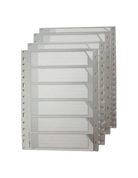 Juego separadores A4 p.p. 1-10