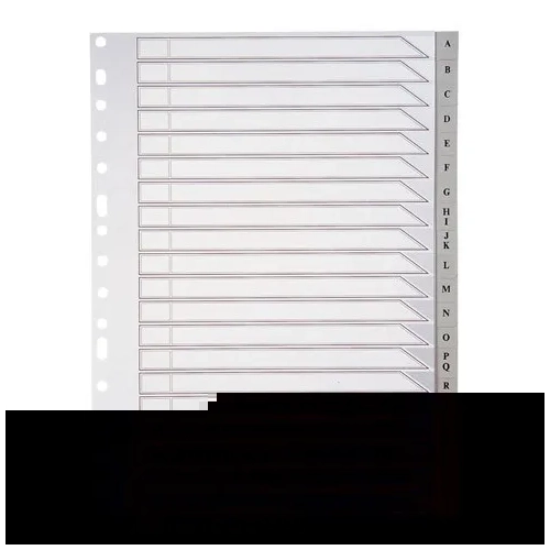 Juego 20 separadores A-Z 16 anillas f