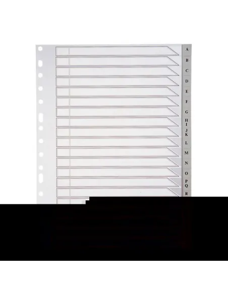 Juego 20 separadores A-Z 16 anillas f