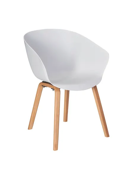 Sillón patas Azen PP blanco