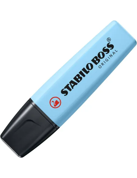 Rotulador fluorescente Stabilo Boos azul pastel ventoso