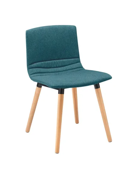 Silla patas Adelie Azul