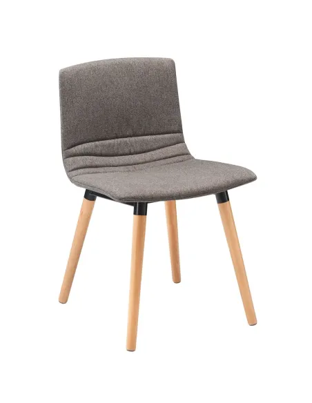 Silla patas Adelie Gris