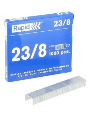 Grapas galvanizadas 23/8, Rapid caja de 1000