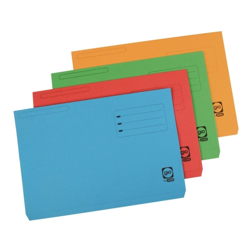 Subcarpeta canguro 250 grms folio verde