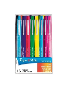 Blister 16 rotuladores papermate flair surtidos