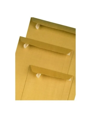 10 bolsas kraft verjurado 184x261 90g tira silicona