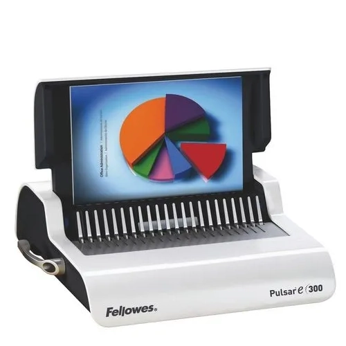 Encuadernadora canutillos electrica Pulsar 300 Fellowes