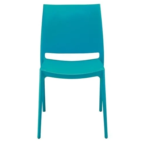 Silla visita polipropileno Elya azul