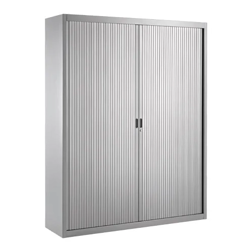 Armario metalico cierre persiana 200x160 color aluminio