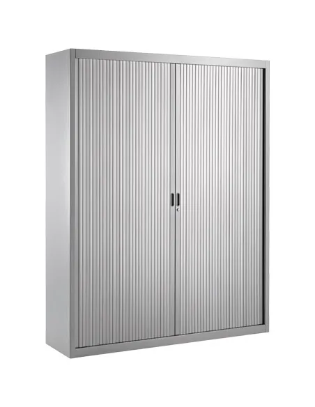 Armario metalico cierre persiana 200x160 color aluminio