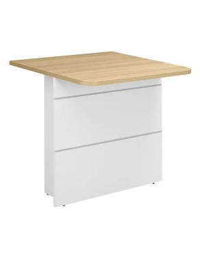 Mostrador de unión recto Quadri Bajo Roble