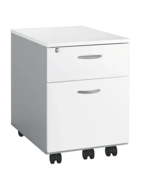 Cajonera movil squadra blanco 2 cajones